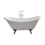 Acrylic freestanding bathtub bathroom soaking claw foot bathtub bath tub