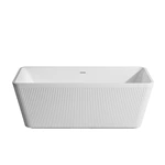 White Acrylic Freestanding Tub - Purity Meets Design