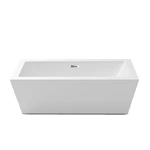 Contemporary Rectangle  Acrylic Freestanding Bathtub- Redefine Your Bathroom Aesthetics