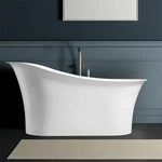 Large Acrylic Bathtub - Spacious Luxury for Relaxing Soaks