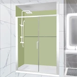 60"x32" Acrylic Shower Base Left or Right Drain Options cUPC Certified, Durable Full-Size Solutions