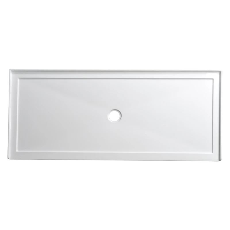 66" x 32" Slip-Resistant Acrylic Shower Base – Seamless Bathtub Replacement CUPC Certified