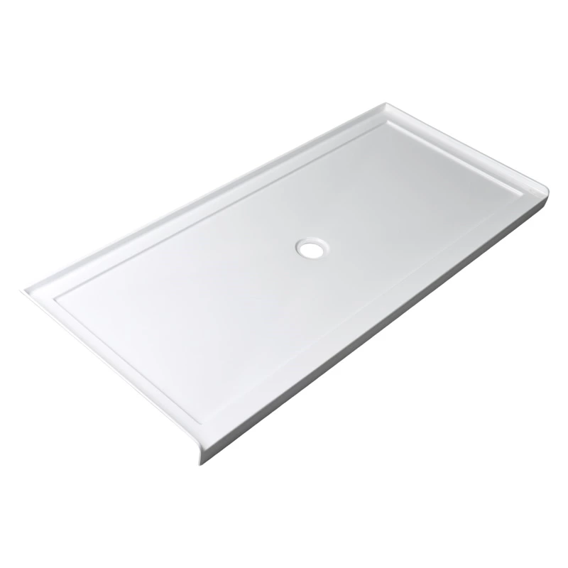 66" x 32" Slip-Resistant Acrylic Shower Base – Seamless Bathtub Replacement CUPC Certified