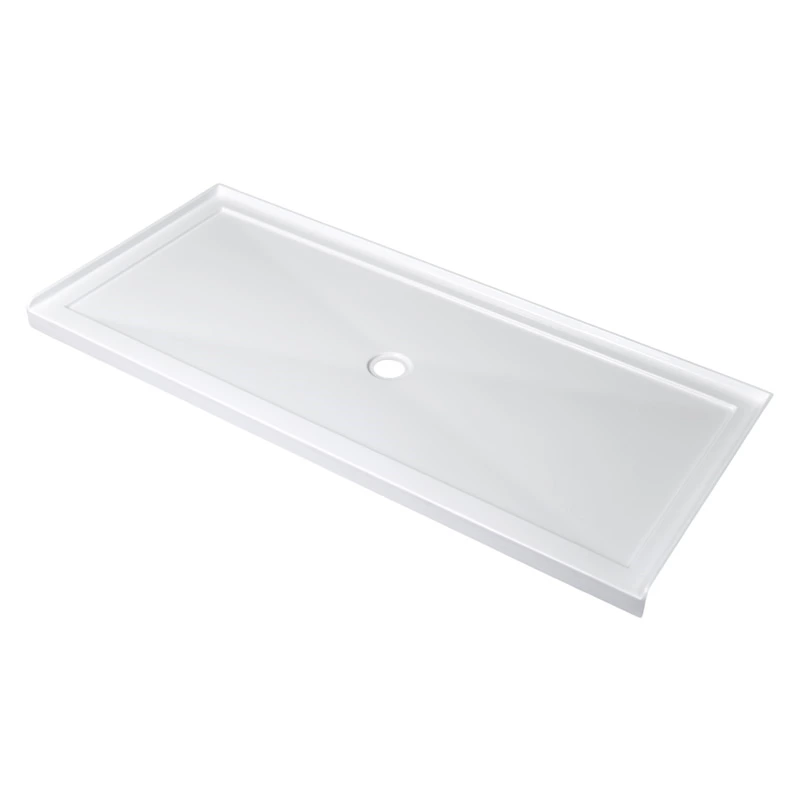 66" x 32" Slip-Resistant Acrylic Shower Base – Seamless Bathtub Replacement CUPC Certified