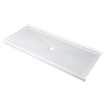 66" x 32" Slip-Resistant Acrylic Shower Base – Seamless Bathtub Replacement CUPC Certified