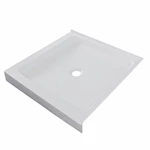 36''x36'' Rectangle-Shaped Acrylic Shower Tray 100% Acrylic Reinforced with FRP Durable Design