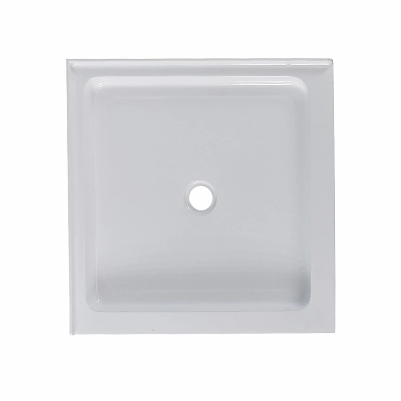 36''x36'' Rectangle-Shaped Acrylic Shower Tray 100% Acrylic Reinforced with FRP Durable Design