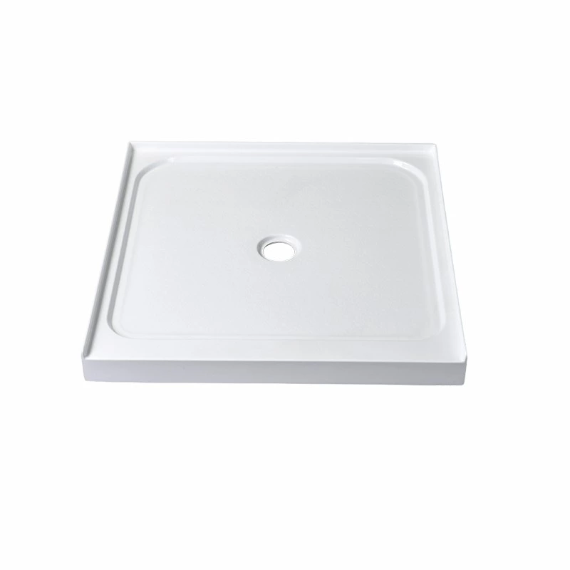 Acrylic Rectangle Shower pan 36''x36'' 100% Pure Acrylic Strengthened with FRP for Enhanced Durability Model design