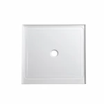 38"x38" Premium Acrylic Shower Pans | cUPC Certified High-Quality | Available in Multiple Sizes