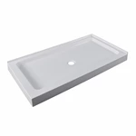 60"x30" Durable Acrylic Shower Base,Left or Right Drain Top-Quality cUPC Certified Full-Size Shower Solutions