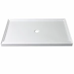 60"X38" Premium White Acrylic Shower trays | High-Quality, cUPC Certified, Various Sizes