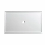 60"X38" Premium White Acrylic Shower trays | High-Quality, cUPC Certified, Various Sizes