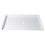 62"X38" ADA Compliant Slip-Resistant Acrylic Shower Base CUPC Certified