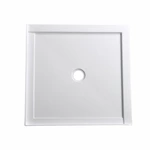 Reliable White Acrylic 2-Wall Alcove Shower Tray 36x36 Popular Design cUPC Certified