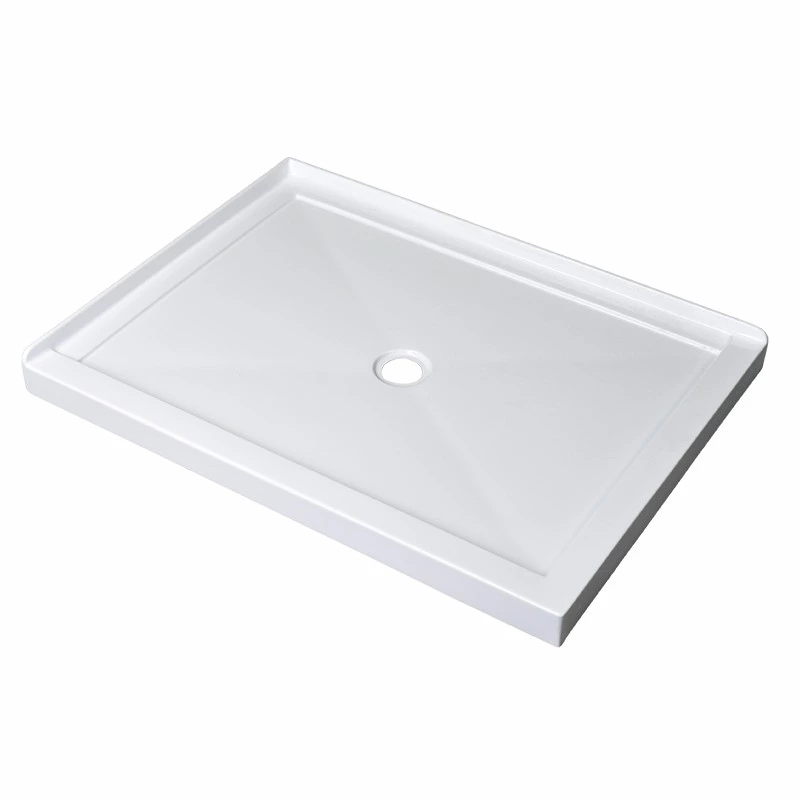 cUPC Certified White Acrylic Alcove Shower Base 48x36 Exceptional Design and Quality