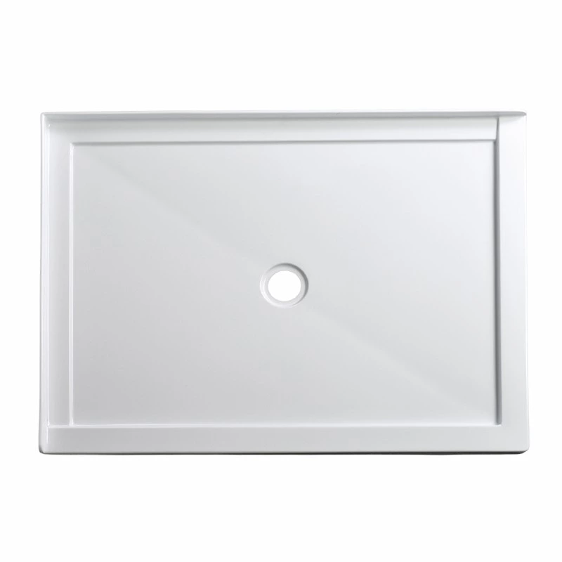 cUPC Certified White Acrylic Alcove Shower Base 48x36 Exceptional Design and Quality