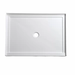 High-Quality White Acrylic Alcove Shower Base 48x36 cUPC Certified, Best Factory Price