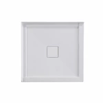 Cost-Effective 3 tiling flanges Alcove Acrylic Shower Base 36x36 cUPC, Premium Build