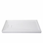 Top-Grade Acrylic Shower Base 2-tiling flanges cUPC Certified 60x32 Premium Quality