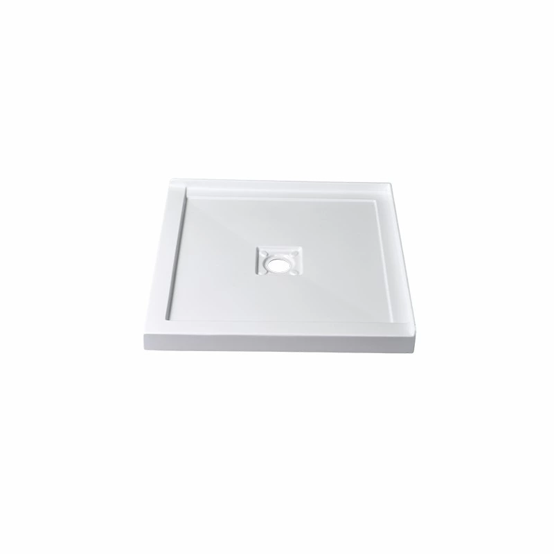 Cost-Effective 3 tiling flanges Alcove Acrylic Shower Base 36x36 cUPC, Premium Build