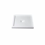 Cost-Effective 3 tiling flanges Alcove Acrylic Shower Base 36x36 cUPC, Premium Build