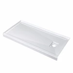 High-Quality White Acrylic 2-tiling flange Alcove Shower Base cUPC 60x30