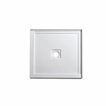 Cost-Effective 3 tiling flanges Alcove Acrylic Shower Base 36x36 cUPC, Premium Build