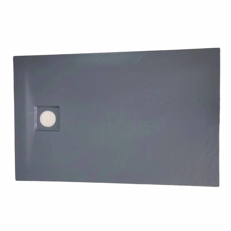 1000X700 mm Rectangle Rock plate pattern Shower Tray