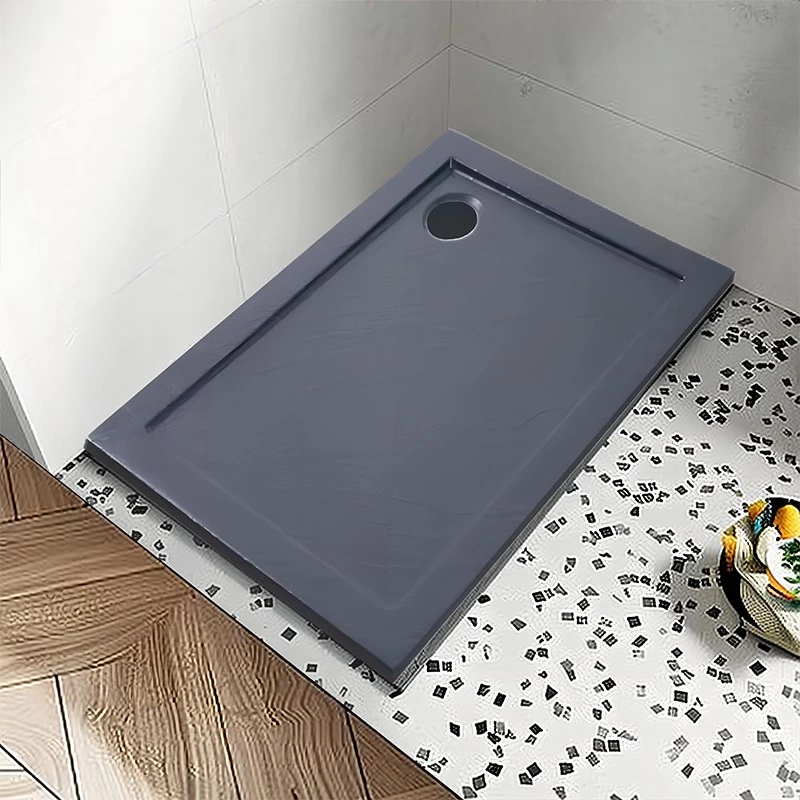 1000X800mm 1000X700mm European Style Matte Black Rectangular Shower Tray-Modern, Stylish - CE Certified