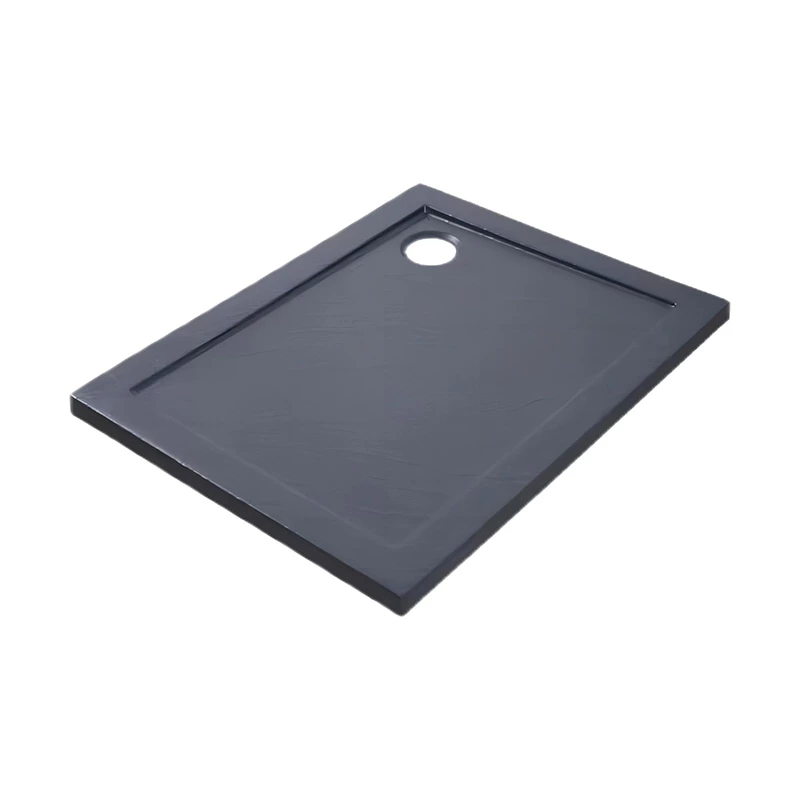 1000X800mm 1000X700mm European Style Matte Black Rectangular Shower Tray-Modern, Stylish - CE Certified