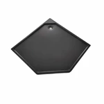 900X900mm Luxury Matte Black Diamond-Shaped Shower Tray Sleek and Modern