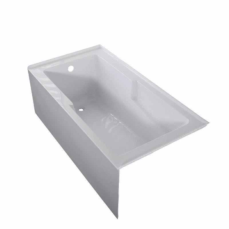 60"X32" 60"X30" Stylish Durable Acrylic Alcove Bathtubs with armrest design with right or left drain,Cupc-certified