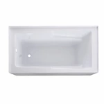 60"X32" 60"X30" Stylish Durable Acrylic Alcove Bathtubs with armrest design with right or left drain,Cupc-certified