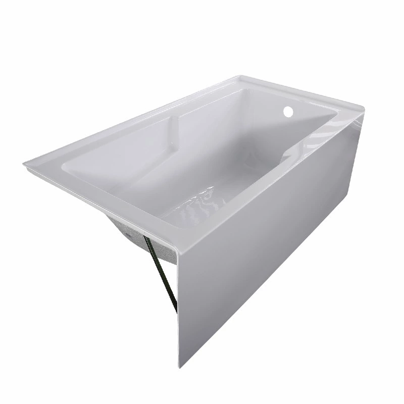 60"X32" 60"X30" Stylish Durable Acrylic Alcove Bathtubs with armrest design with right or left drain