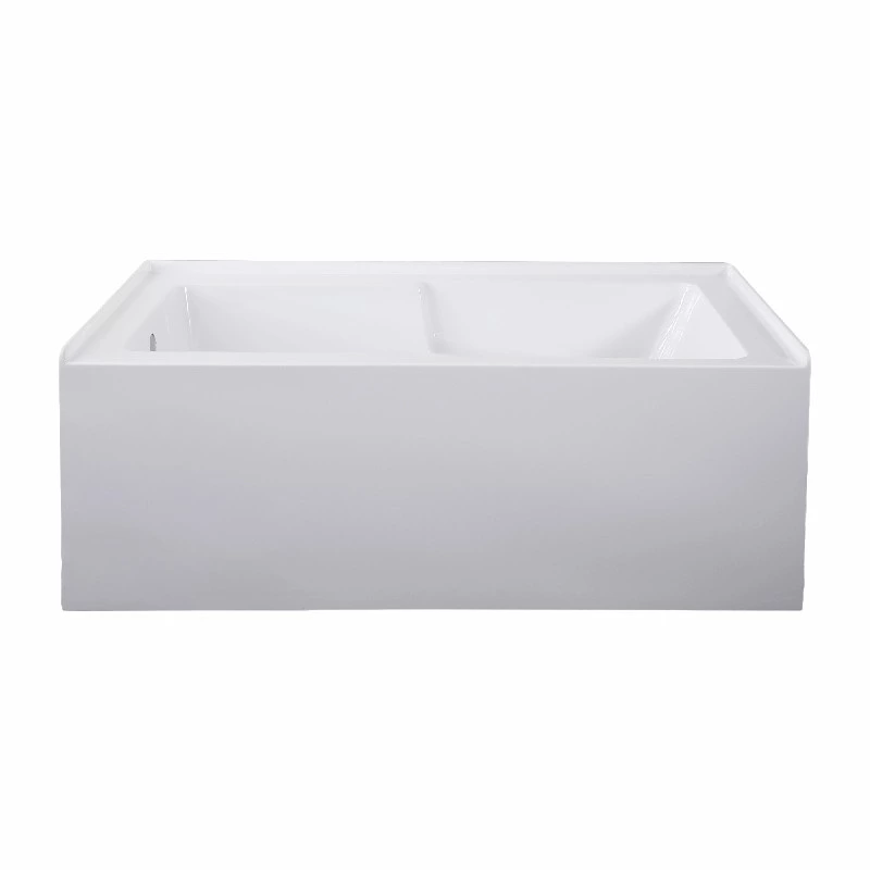 60"X32" 60"X30" Stylish Durable Acrylic Alcove Bathtubs with armrest design with right or left drain