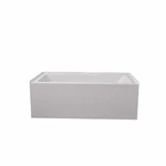 60"X30" CUPC-Certified acrylic Alcove bathtubs,with Left or Right Drain Options