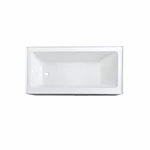 60"X30" CUPC-Certified acrylic Alcove bathtubs,with Left or Right Drain Options