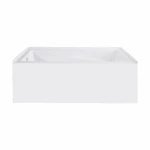 60"x32", 60"x36", 72"x36" Contemporary Acrylic Alcove Bathtubs with Armrest and Quick Drain, CUPC Certified