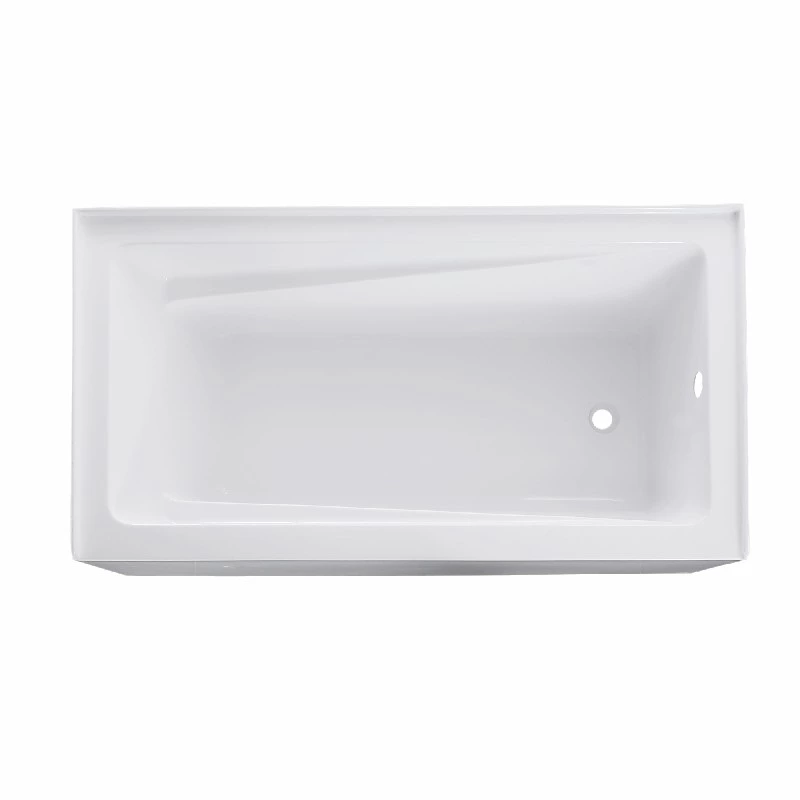 60"x32", 60"x36", 72"x36" Contemporary Acrylic Alcove Bathtubs with Armrest and Quick Drain, CUPC Certified