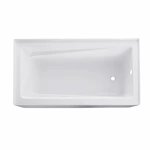 60"x32", 60"x36", 72"x36" Contemporary Acrylic Alcove Bathtubs with Armrest and Quick Drain, CUPC Certified