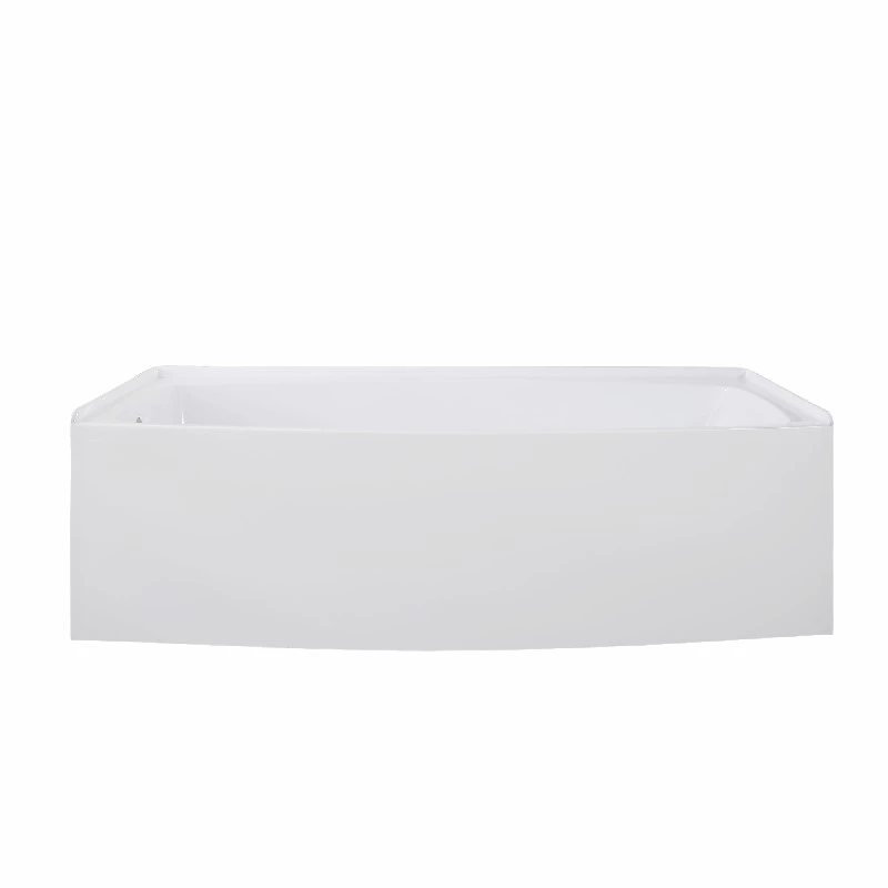 60"x32" 60"x36" High Quality Modern Acrylic Alcove Bathtubs with Single Skirt and Arc Design