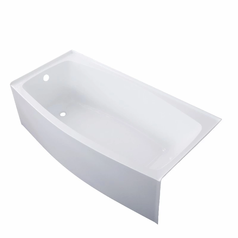 60"x32" 60"x36" High Quality Modern Acrylic Alcove Bathtubs with Single Skirt and Arc Design