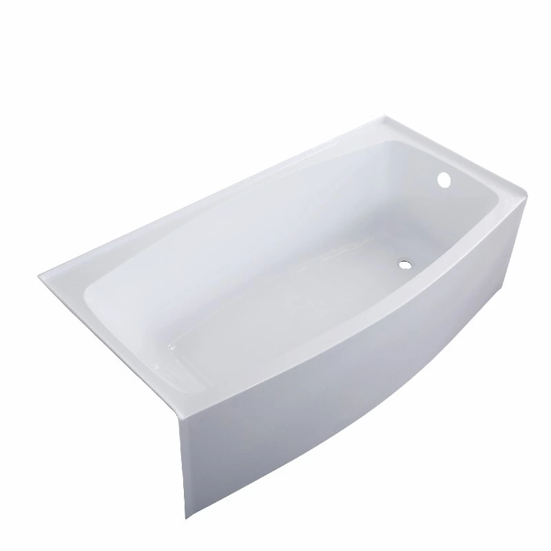 60"x32" 60"x36" High Quality Modern Acrylic Alcove Bathtubs with Single Skirt and Arc Design