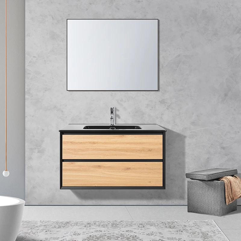 Bathroom Cabinet Elegant Design With DTC Softy Sliding Rail Drawer FSC Certificated