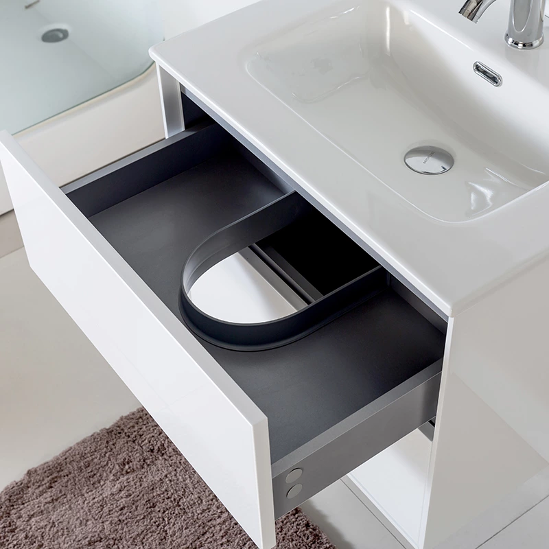 Design With U-shaped Dtc Soft-close Drawers With Adjustable Hinge Hooks Bathroom Cabinet