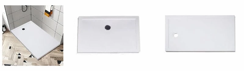 900X900 mm  CE Certified and Space-Efficient / 800X800 mm Luxury Small Bathroom Shower Tray