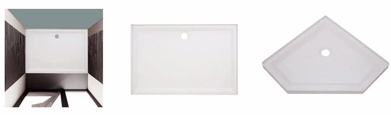 900X900 mm  CE Certified and Space-Efficient / 800X800 mm Luxury Small Bathroom Shower Tray